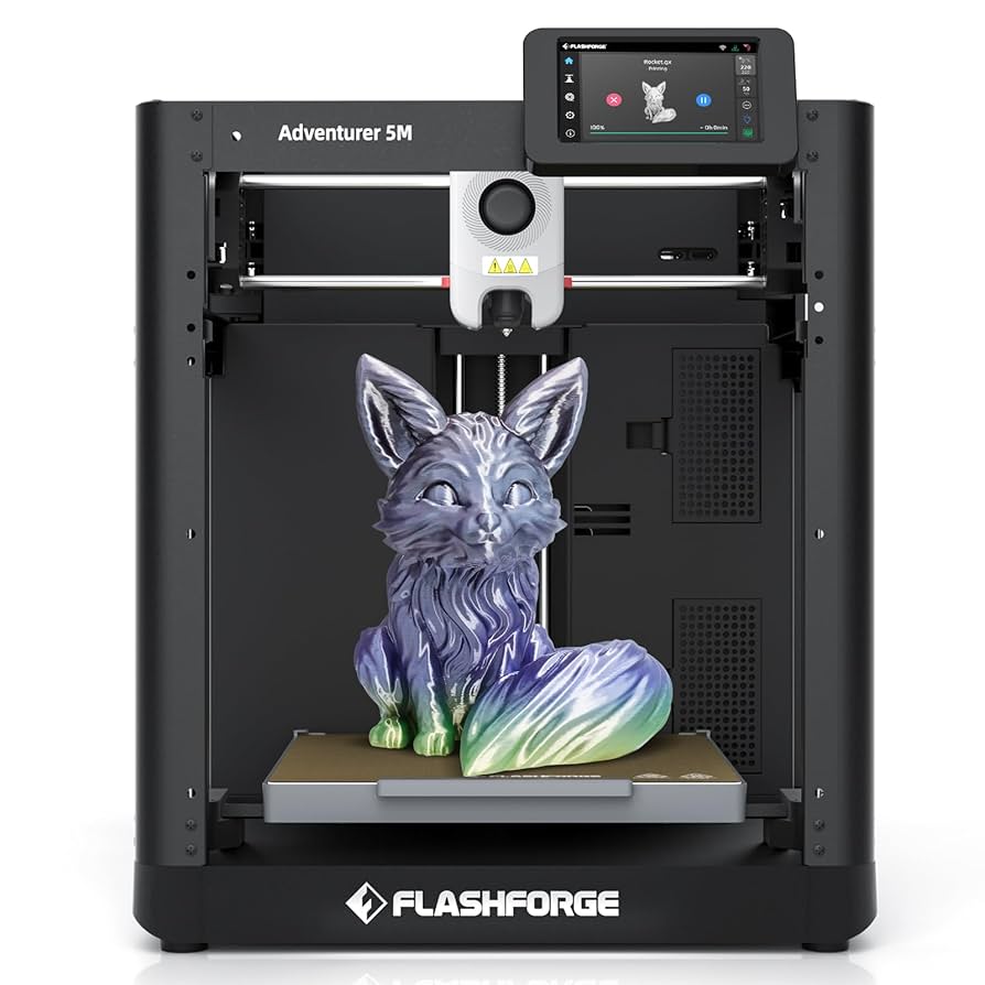 FLASHFORGE Adventurer 5M 3D Printer, 600mm/s Max High-Speed